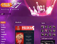 Tablet Screenshot of club27.pl
